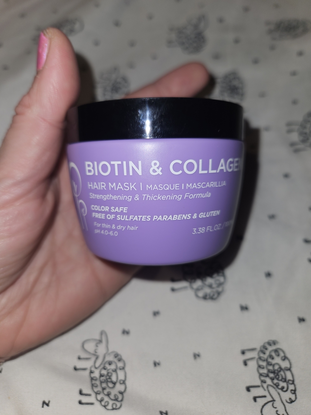 Biotin & Collagen Hair Mask — Purple Strengthening & Thickening Treatment